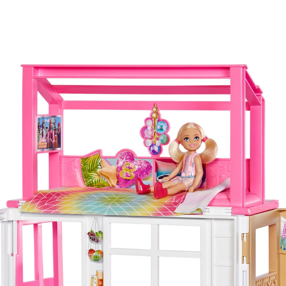 Barbie Casa Glam com Boneca e Pets - Mattel - Loja ToyMania