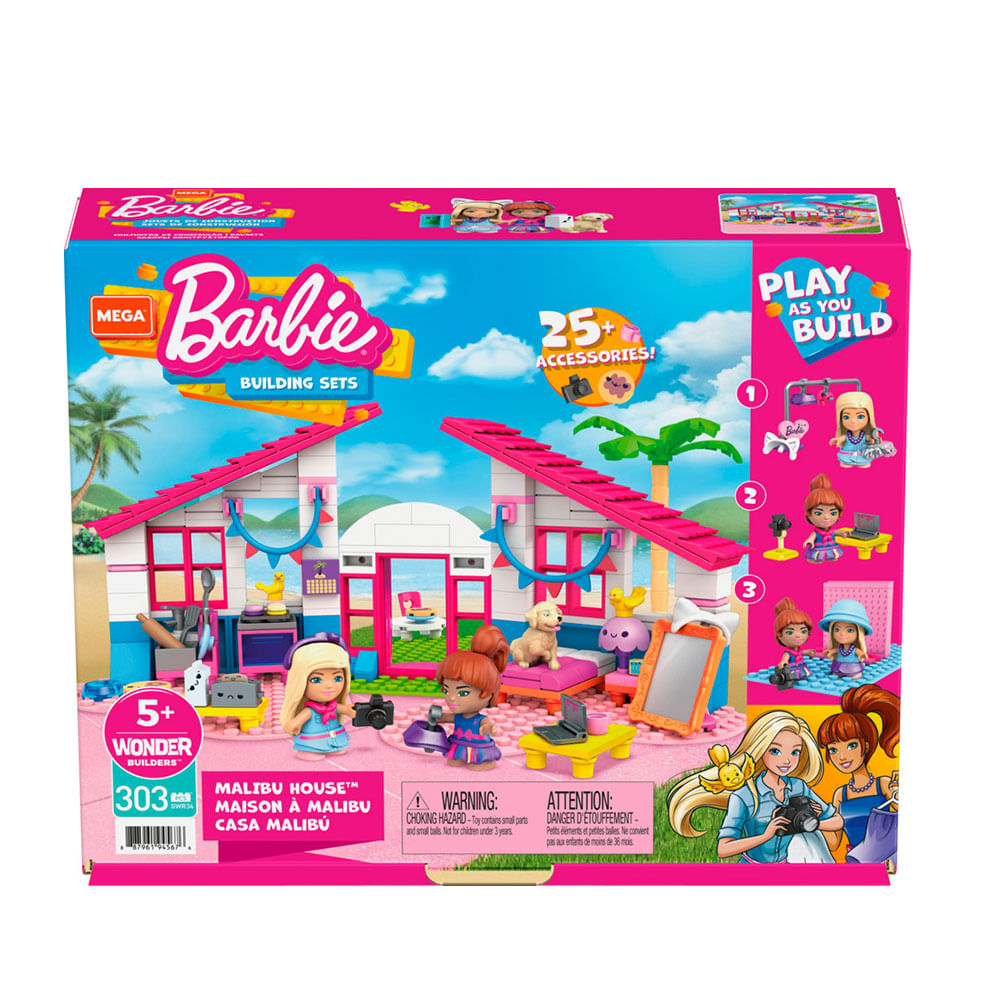 Mega Construx Barbie Jogo De Construção A Casa Dos Sonhos