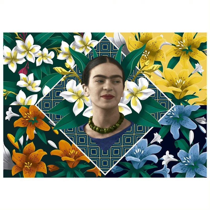 Quebra-Cabeca-Frida-Kahlo-1000-Pecas---Grow