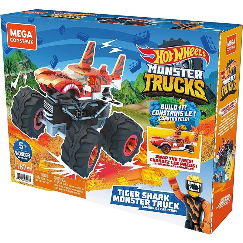 Mega-Construx-Hot-Wheels-Monster-Truck-Tiger-Shark---Mattel