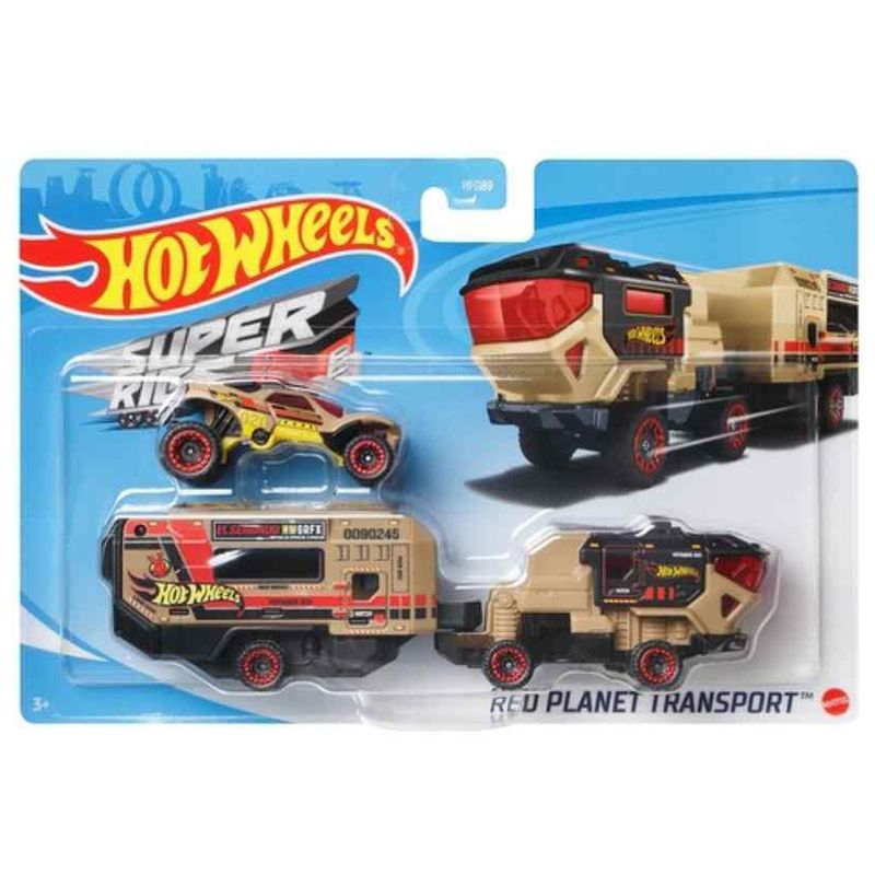 Caminhão de Transporte Hot Wheels com Carrinho - Super Rigs