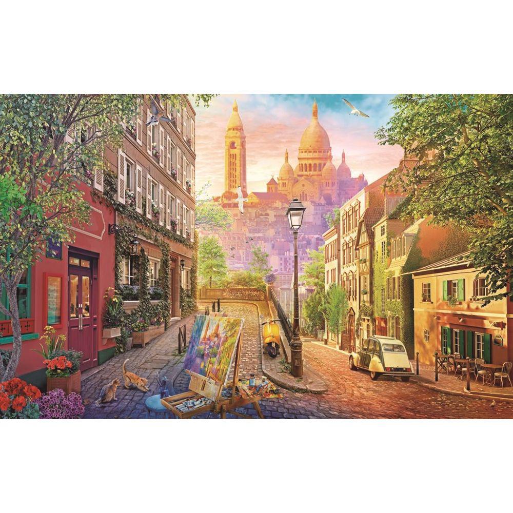 Quebra Cabeça Puzzle 3000 Peças Montmartre Paris Grow