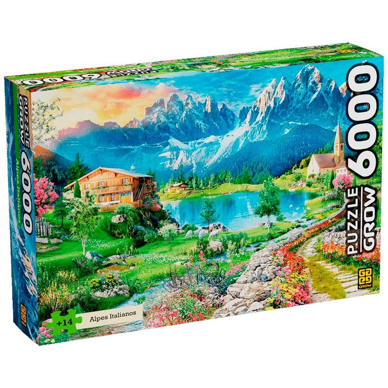 Quebra-Cabeca-Alpes-Italianos-6000-Pecas---Grow