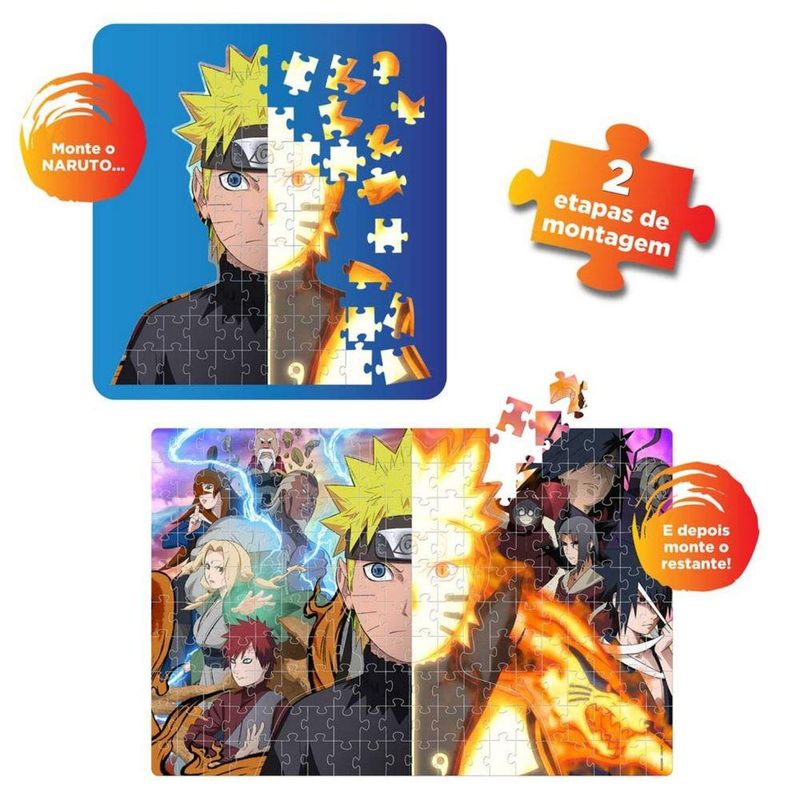 Quebra-Cabeca-Naruto-Shippuden-200-Pecas---Elka