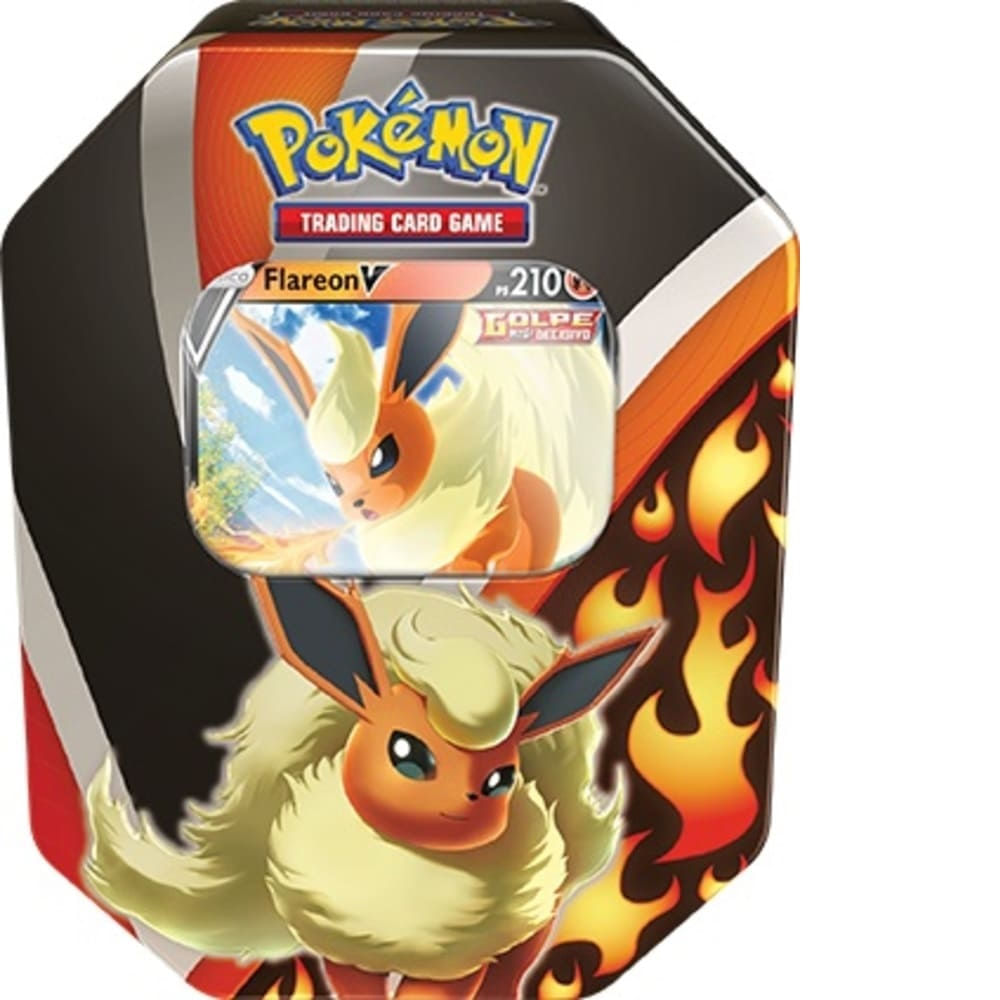 Linha Pokémon Latas Evoluçao Eevee Flareon - Copag