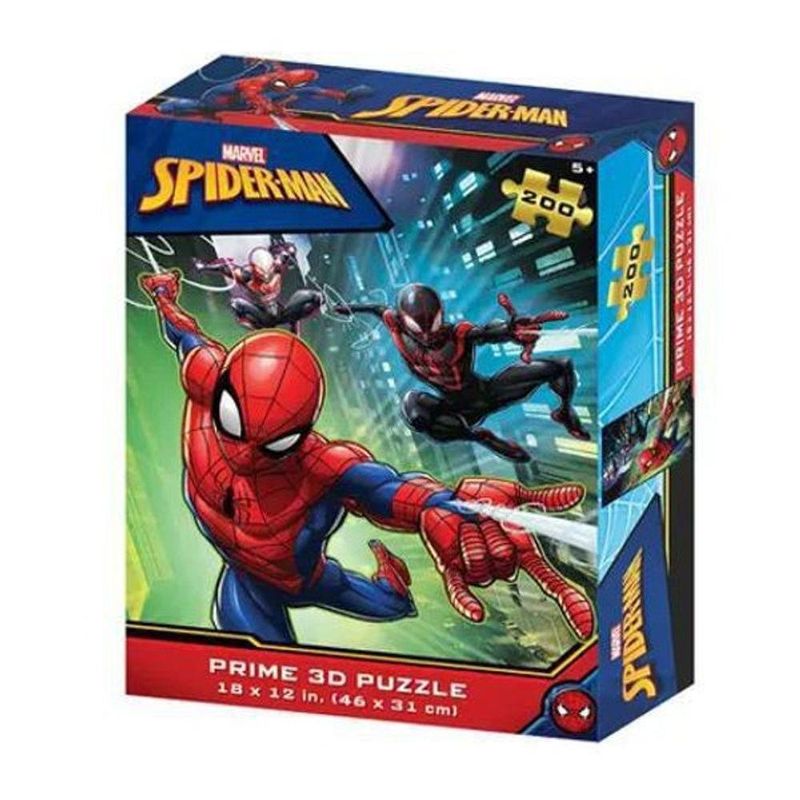 Quebra-Cabeca-Homem-Aranha-3D-200-Pecas---Multikids