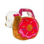 Barbie-Pelucia-na-Bolsinha-Cachorrinha-Branca-e-Marrom---Fun-Divirta-se