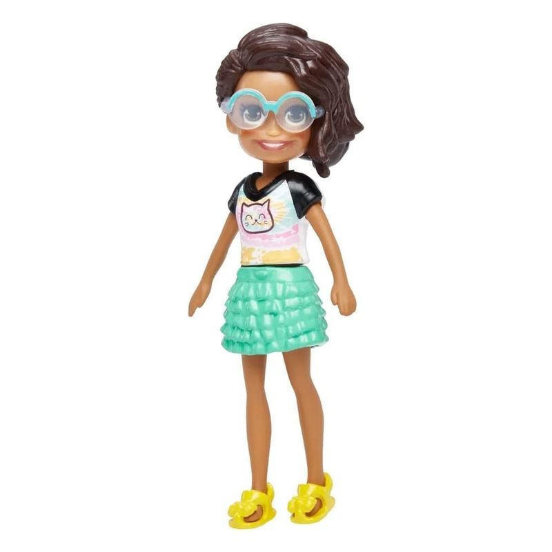 Polly-Pocket-Boneca-Basica-Saia-Verde---Mattel