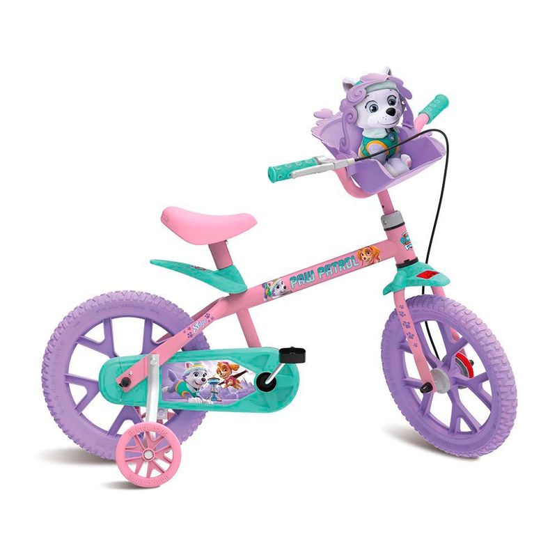 Bicicleta-14-Patrulha-Canina-Rosa---Bandeirante