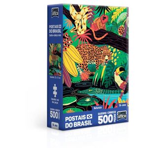 Quebra Cabeça Postais do Brasil Natureza 500 peças - Toyster