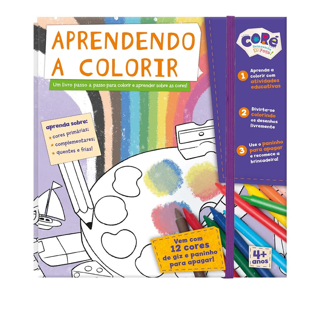Livro de colorir para colorir simples com desenho de bolo em branco