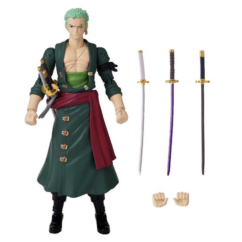Figura-Articulada-One-Piece-Bandai-Roronoa-Zoro---Fun-Divirta-se