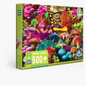 Quebra Cabeça Natureza Estranha Fungos 500 Peças - Toyster