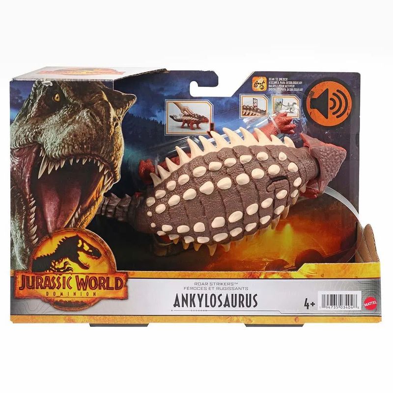 Jurassic-World-Roar-Strikers-Ankilossaurus---Mattel