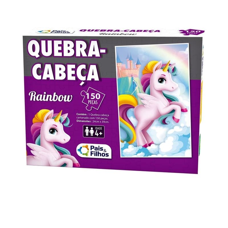 Quebra-Cabeca-Rainbow-150-Pecas---Pais-e-Filhos