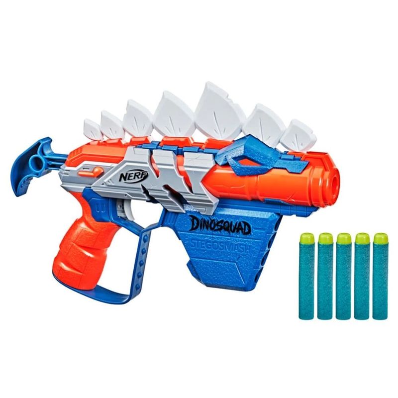 Nerf-DinoSquad-Stegosmash-5-Dardos---Hasbro