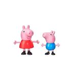 Bonecos-Peppa-e-George-Vinil-14cm---Hasbro