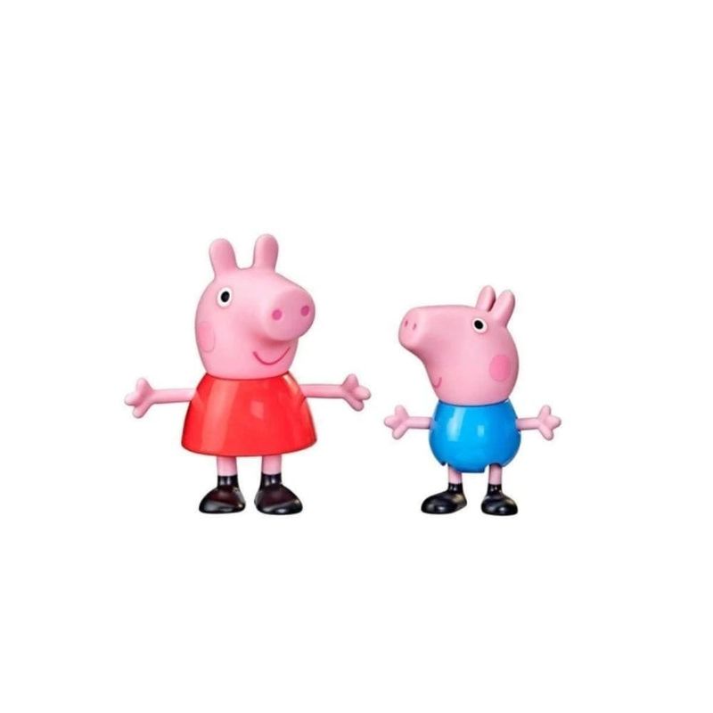 Bonecos-Peppa-e-George-Vinil-14cm---Hasbro