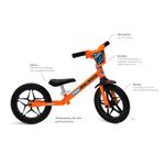 Bicicleta-de-Equilibrio-Balance-Pro-Laranja---Bandeirante