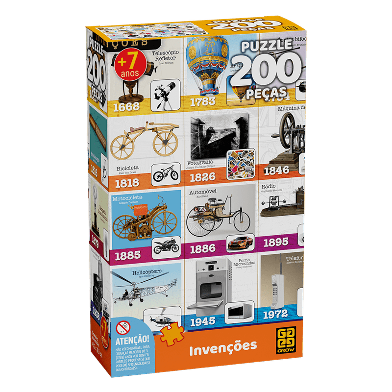 Jogo Quebra Cabeça Infantil Motos 2 Em 1 Puzzle 200 Peças - toya -  Quebra-Cabeça - Magazine Luiza