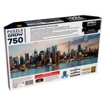 Puzzle-750-Pecas-Panorama-Entardecer-em-Nova-York---Grow