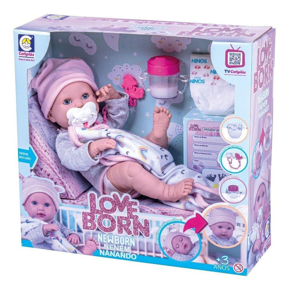 Boneca Reborn Bebê Love Born Nanando - Cotiplás | Toymania - Barão  Distribuidor