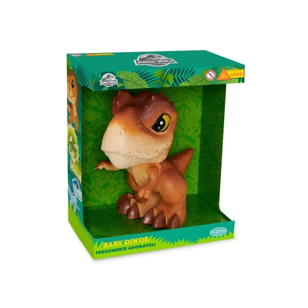 Mini T-Rex Baby Dinos Jurassic World Verde (3a+) - Pupee Brinquedos -  bebefacilMobile