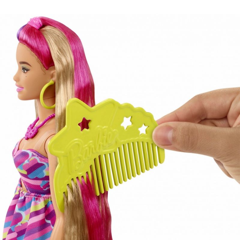 Barbie-Totally-Hair-Vestido-Flores---Mattel
