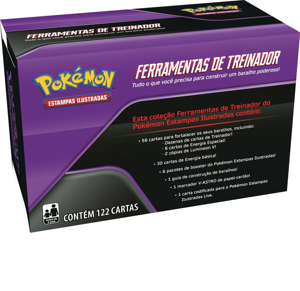 Jogo de Cartas Pokemon GO Box Especial Treinadores Valor Copag