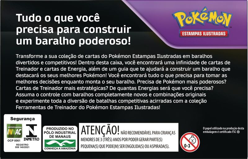 Cartas - Ferramentas De Treinador Pokemon - Baralho Poderoso COPAG DA  IA