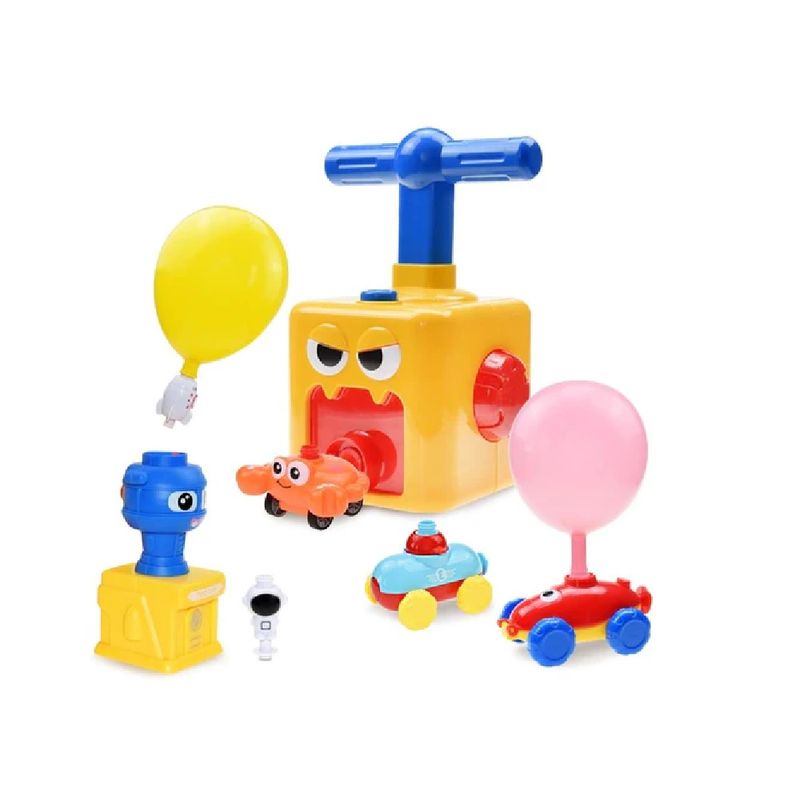 Lanca-Balao-Amarelo-Com-2-Carrinhos---Toyng