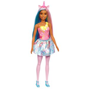 Barbie Dreamtopia Unicórnio Blonde Chifre Rosa - Mattel