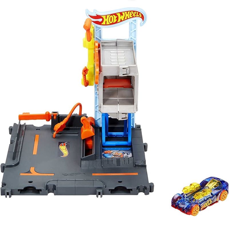 Hot-Wheels-Pista-de-Brinquedo-Oficina-de-Reparacoes---Mattel