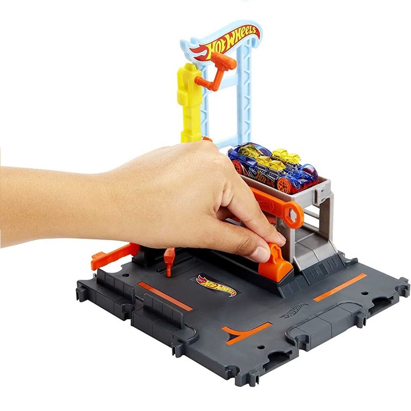 Hot-Wheels-Pista-de-Brinquedo-Oficina-de-Reparacoes---Mattel
