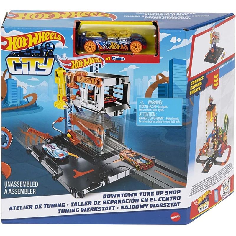 Hot-Wheels-Pista-de-Brinquedo-Oficina-de-Reparacoes---Mattel