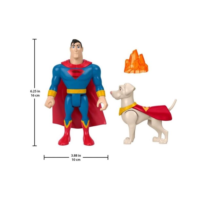 Fisher-Price-DC-Super-Pets-Superman-e-Krypto---Mattel