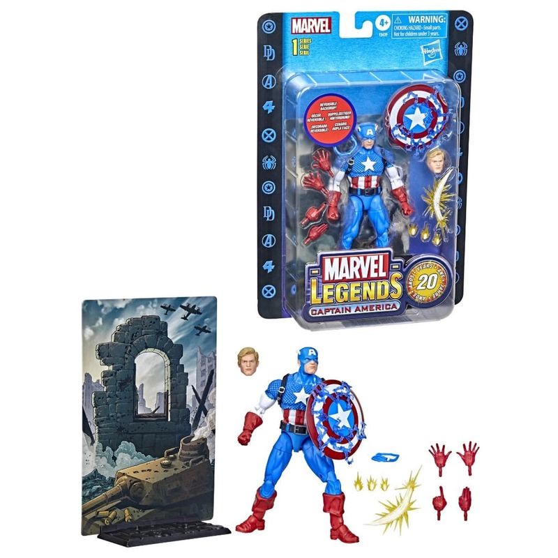 Marvel-Legends-Series-20-Anos-Capitao-America-15cm---Hasbro