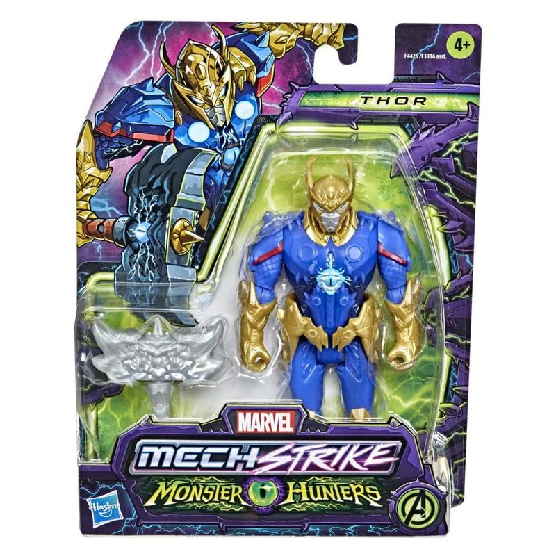 Marvel-Mech-Strike-Thor-Monster-Hunters-15cm---Hasbro