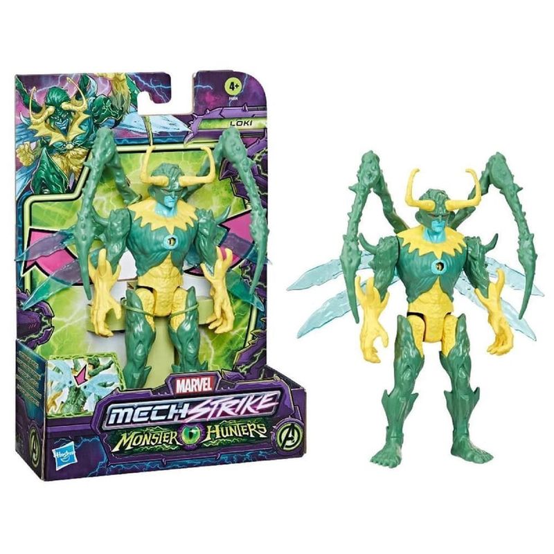 Boneco-Marvel-Mech-Strike-Loki-Monster-Hunters-15cm---Hasbro