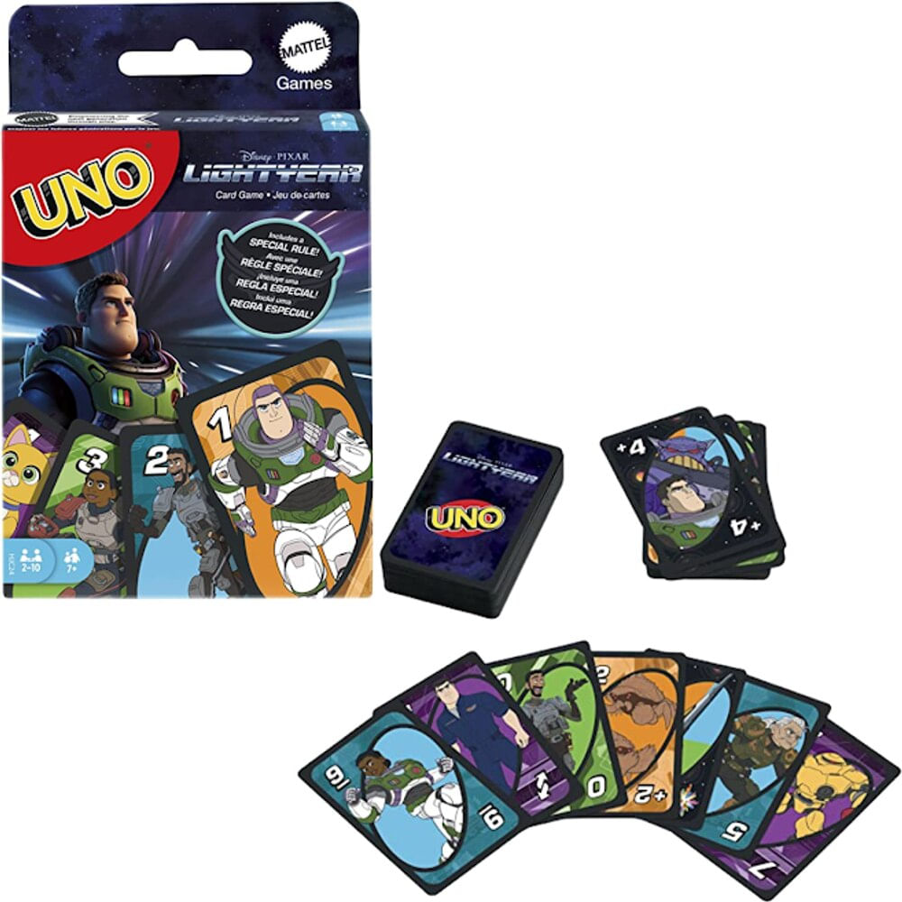 UNO Jogo de cartas Lightyear : : Brinquedos e Jogos