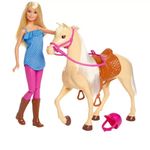 Boneca-Barbie-Loira-com-Cavalo---Mattel