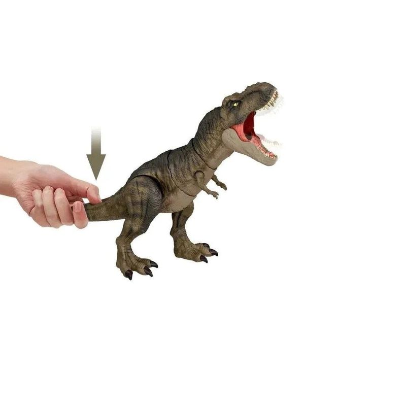 Jurassic World Domínio Ataque e Devore T-Rex Com Som- Mattel