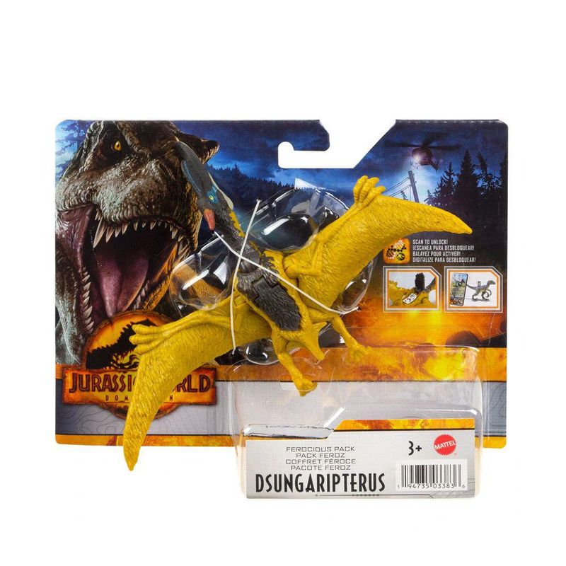 Jurassic-World-Dominio-Pacote-Feroz-Dsungaripterus---Mattel