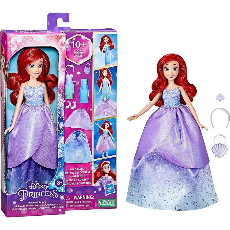 Boneca-Disney-Princesas-Ariel-Vida-de-Princesa---Hasbro