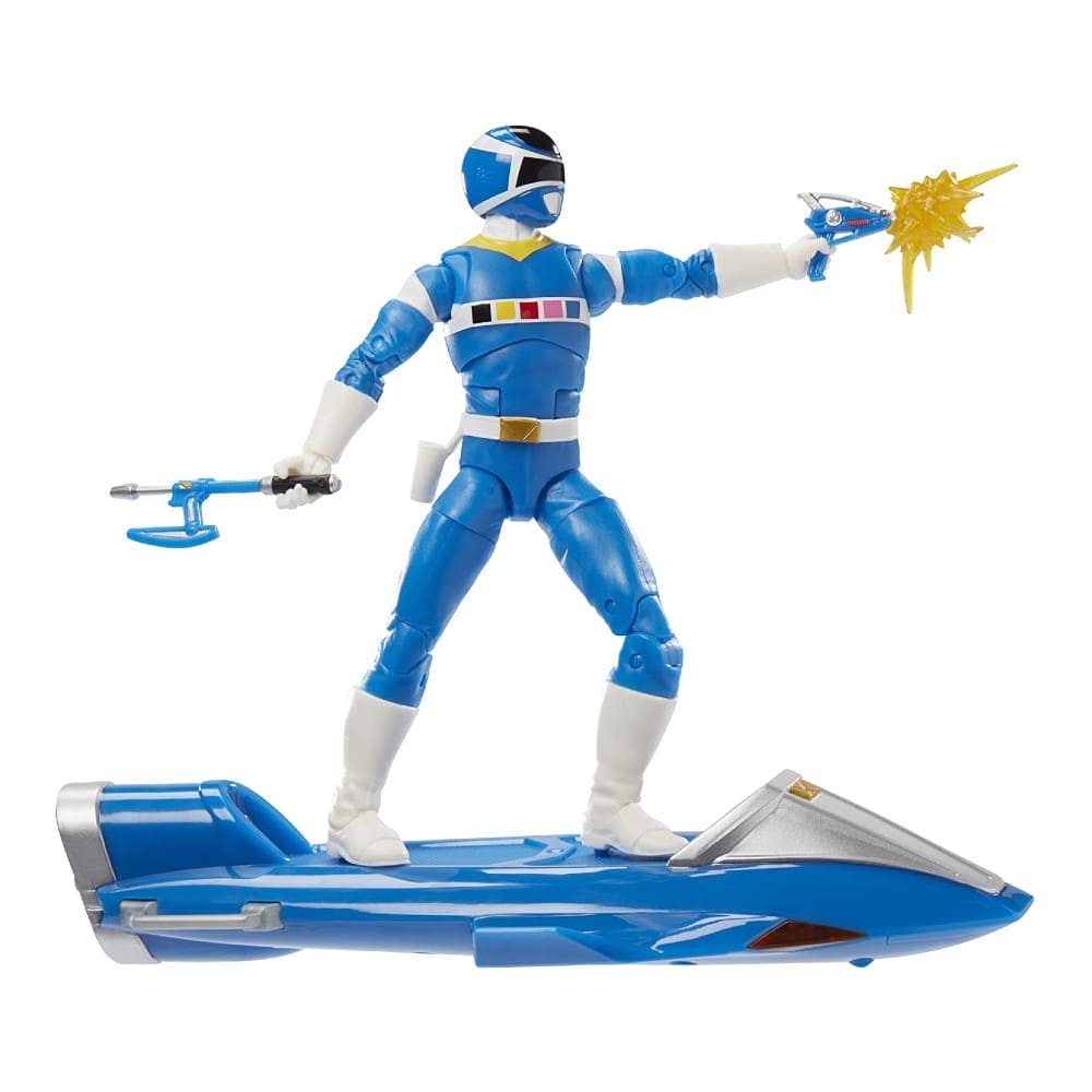 Boneco Power Rangers Lightning Blue Ranger 15cm - Hasbro - Barão ...