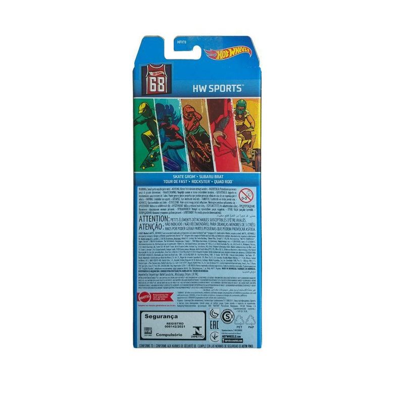 Hot-Wheels-Pacote-5-Carrinhos-HW-Sports---Mattel