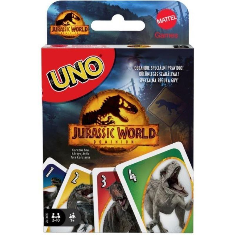 Jogo-de-Cartas-Uno-Jurassic-World---Mattel