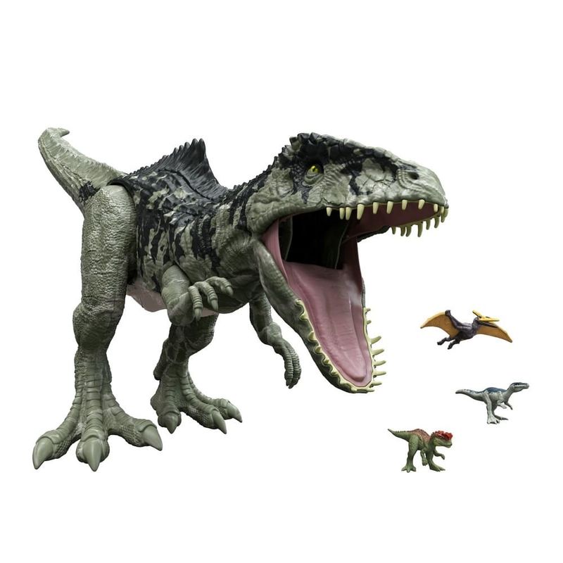 Jurassic-World-Giganotosaurus-55cm-com-Som---Mattel