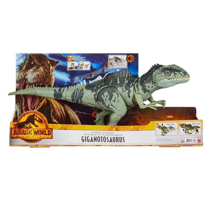 Jurassic-World-Giganotosaurus-55cm-com-Som---Mattel