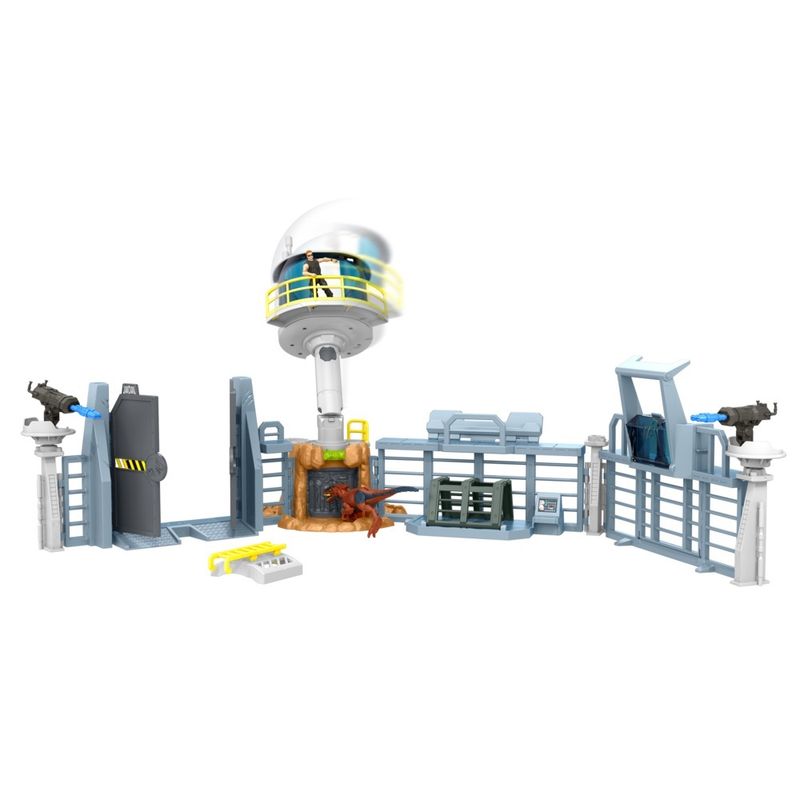 Jurassic-World-Boneco-e-Personagem-Outpost-Chaos-Playset---Mattel